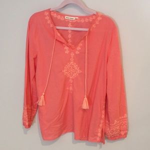 Roller Rabbit size large embroidered tunic